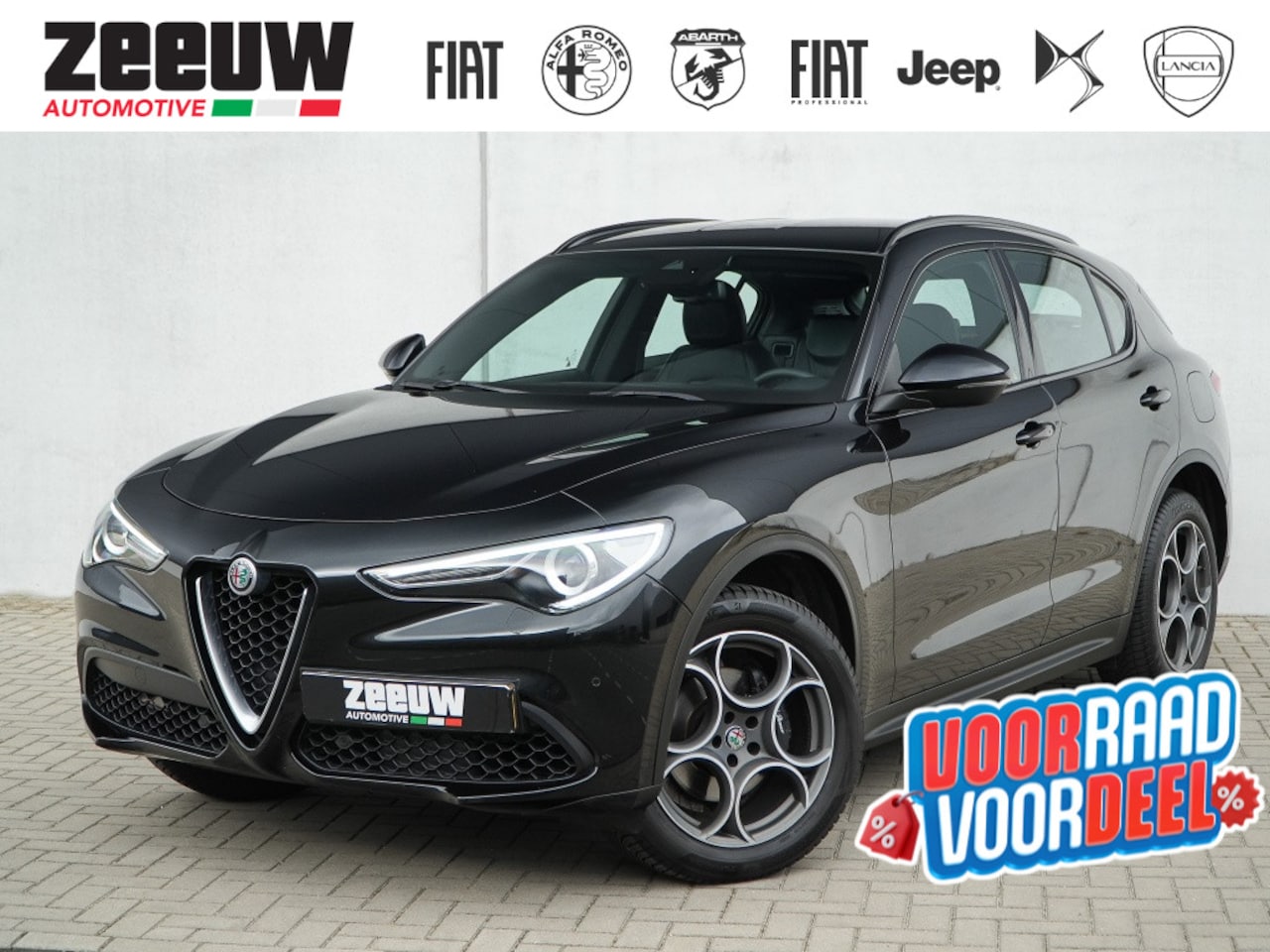 Alfa Romeo Stelvio - 2.0 Turbo 200 PK AWD Super | Veloce | ACC | Driver | Sound | 19" - AutoWereld.nl