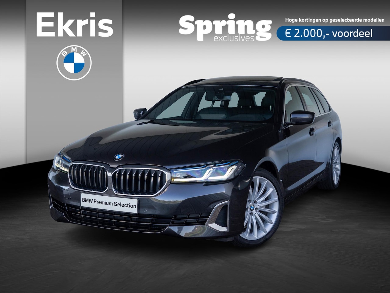BMW 5-serie Touring - 520i High Executive | Glazen Panoramadak | Elektrisch verwarmde voorstoelen | Parking Assi - AutoWereld.nl