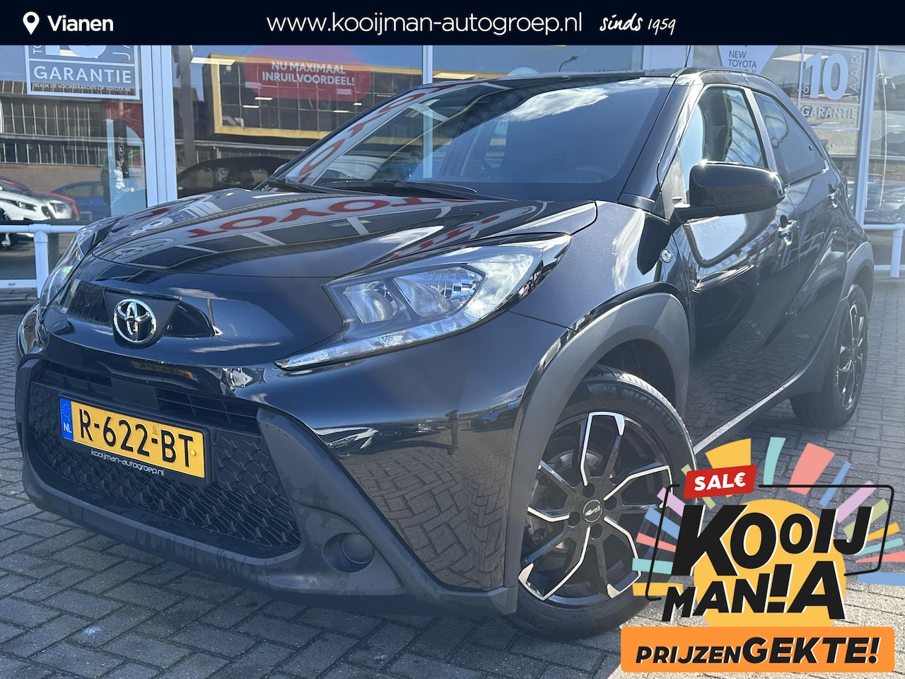 Toyota Aygo X - 1.0 VVT-i MT Play Zwarte Velgen, Apple CarPlay & Android Auto, Achteruitrijcamera Airco! - AutoWereld.nl
