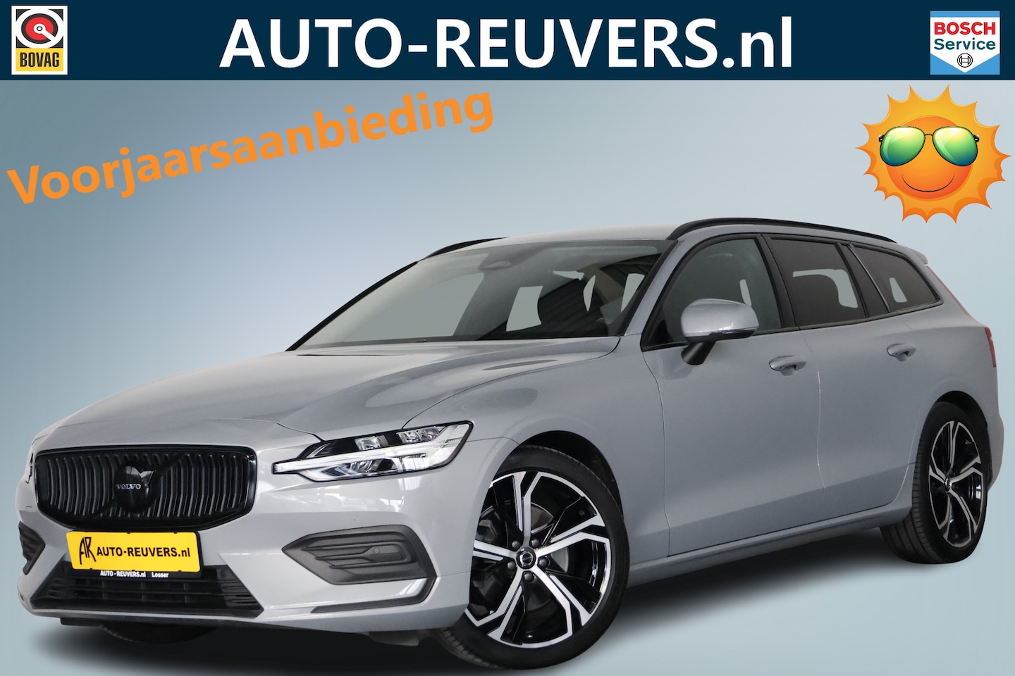 Volvo V60 - 2.0 B3 Edition / LED / Leder / Pilot Assist / CarPlay / DAB - AutoWereld.nl