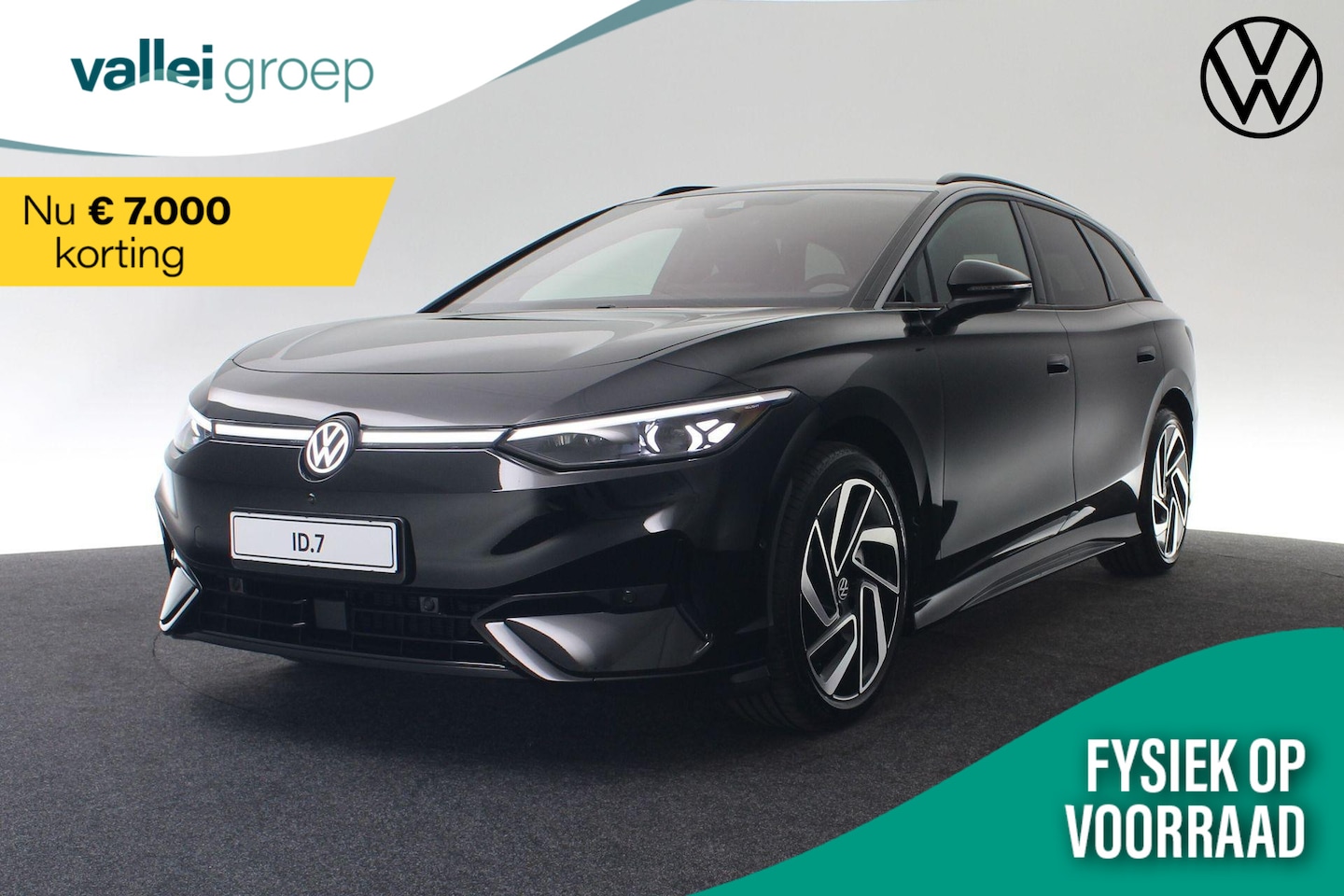 Volkswagen ID.7 Tourer - Pro Business 77 kWh 210 kW / 286 pk | IQ Light | HUD | Stoelventilatie | 360 Camera | 20 i - AutoWereld.nl