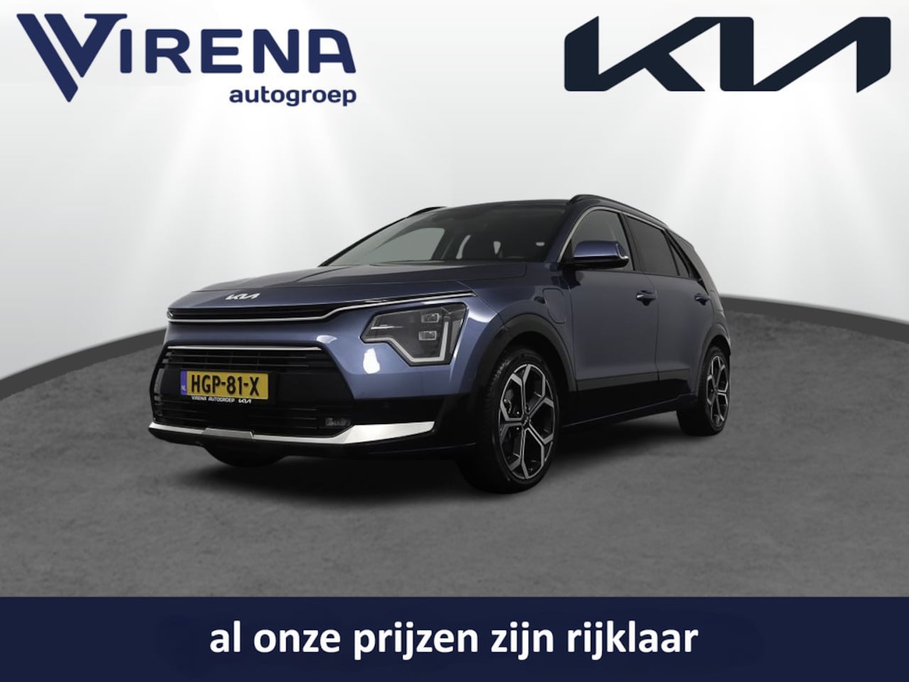 Kia Niro - 1.6 GDi PHEV Launch Edition - Stoelverwarming-/ventilatie - Memory Seats - Electr. Kofferk - AutoWereld.nl