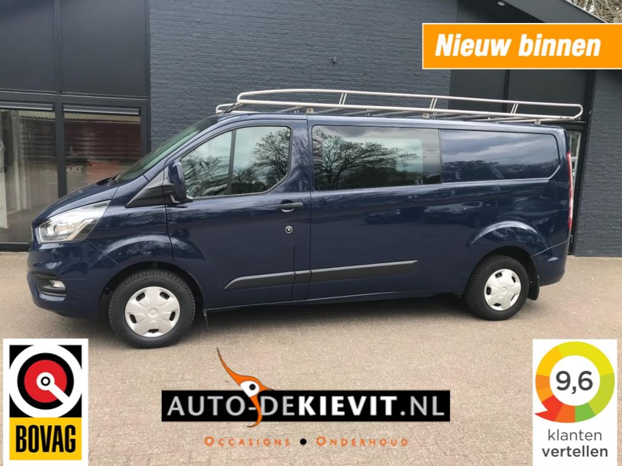 Ford Transit Custom - 300 2.0 TDCI L2H1**6-pers/trekhaak** - AutoWereld.nl