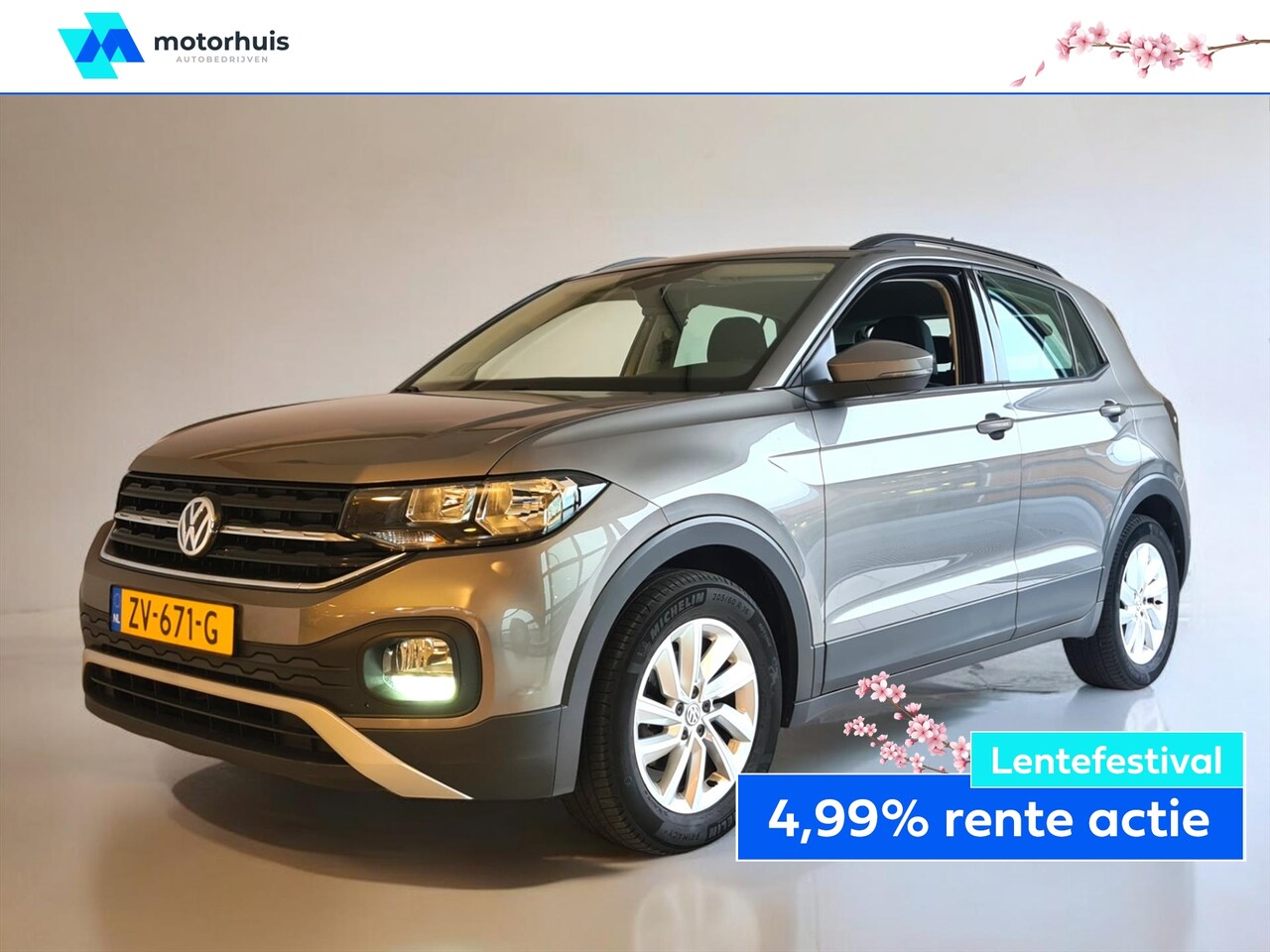 Volkswagen T-Cross - 1.0 TSI 95pk T-Cross Life CAMERA NAVI APPLE CARPLAY - AutoWereld.nl