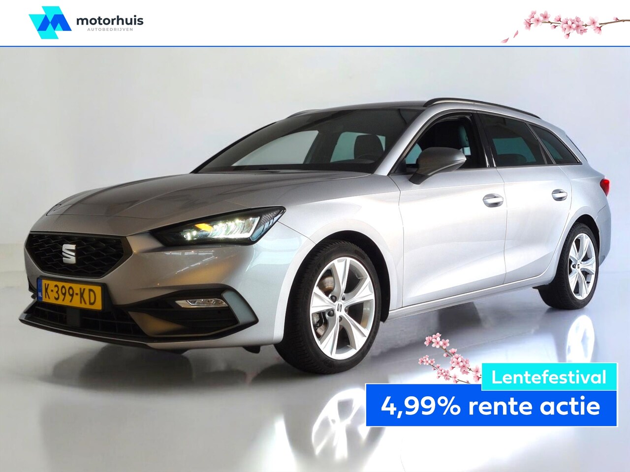 Seat Leon Sportstourer - 1.5 TSI 150pk FR LMV LED TREKHAAK PDC - AutoWereld.nl
