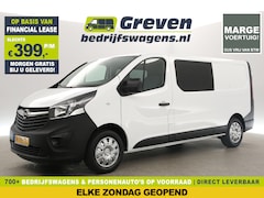 Opel Vivaro - 1.6 CDTI L2H1 Marge Dubbele Cabine Airco 5 Pers Cruise Navigatie Elektrpakket Trekhaak