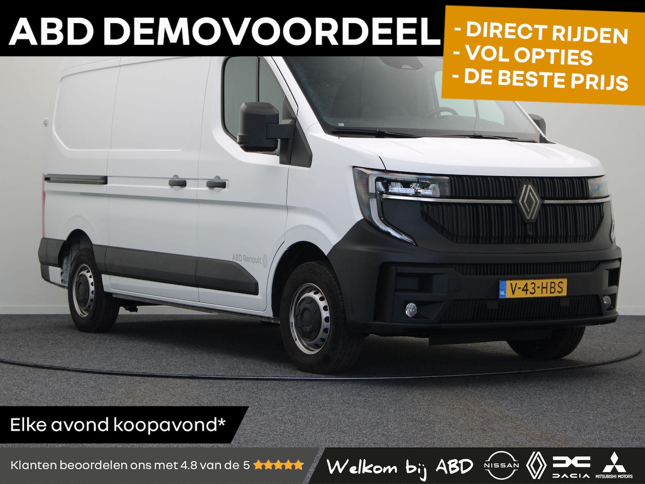 Renault Master - T35 2.0 dCi 130pk L2H2 Advance | Laadruimtebetimmer | Trekhaak | Stoelverwarming | - AutoWereld.nl