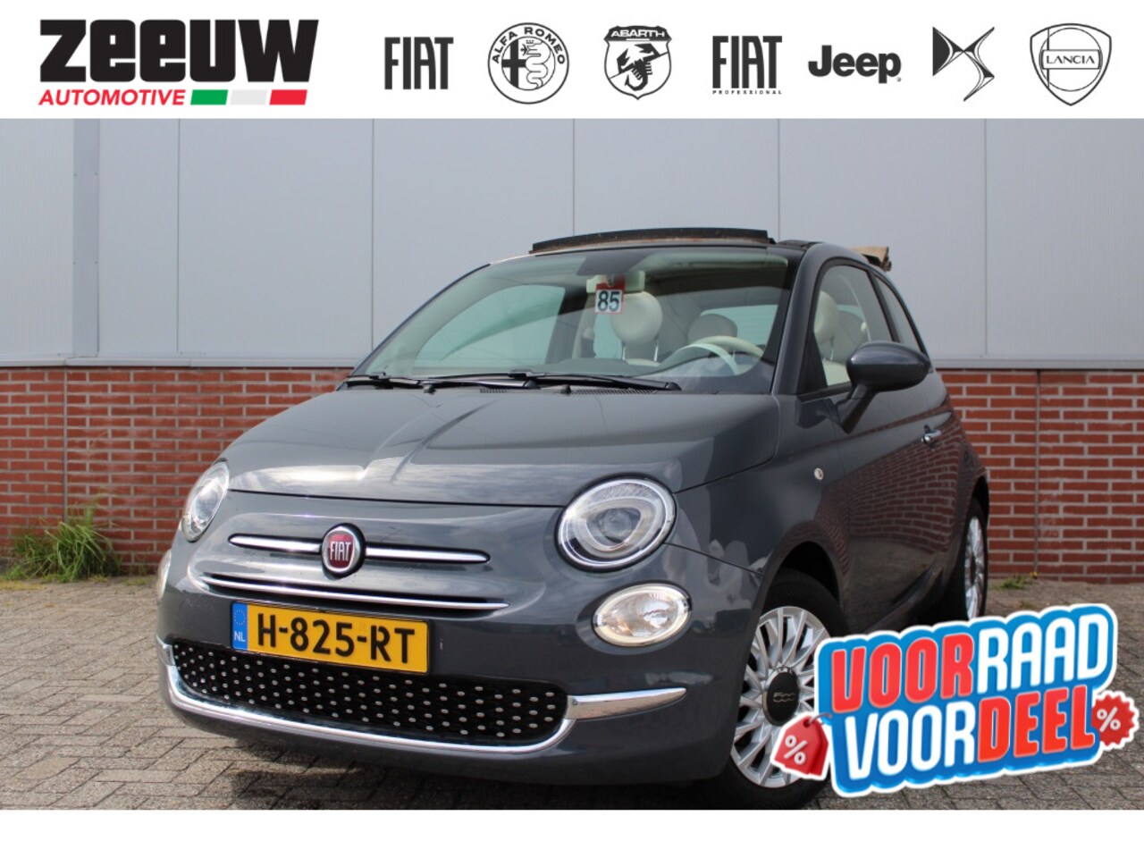Fiat 500 C - 1.0 Hybrid 70 PK Lounge | Navi | Carplay | Cruise | 1ste Eigenaa - AutoWereld.nl