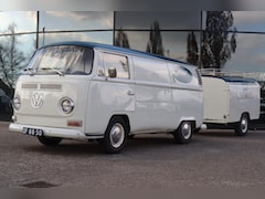Volkswagen Transporter - T2 PANEL VAN 1972 + AANHANGER *ORIGINEEL NEDERLANDS