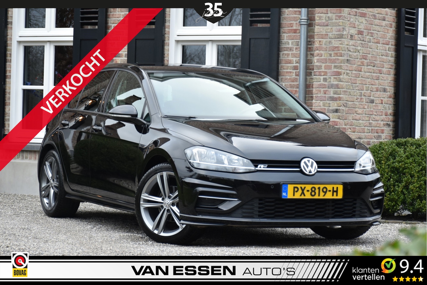 Volkswagen Golf - 1.0 TSI Highline Business R-Line Navigatie Carplay Massage Stoelverw. NL-Auto! - AutoWereld.nl