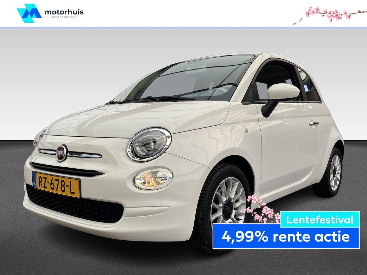 Fiat 500 - TwinAir Turbo 80pk PopStar / Airco / Lage KM stand!! - AutoWereld.nl