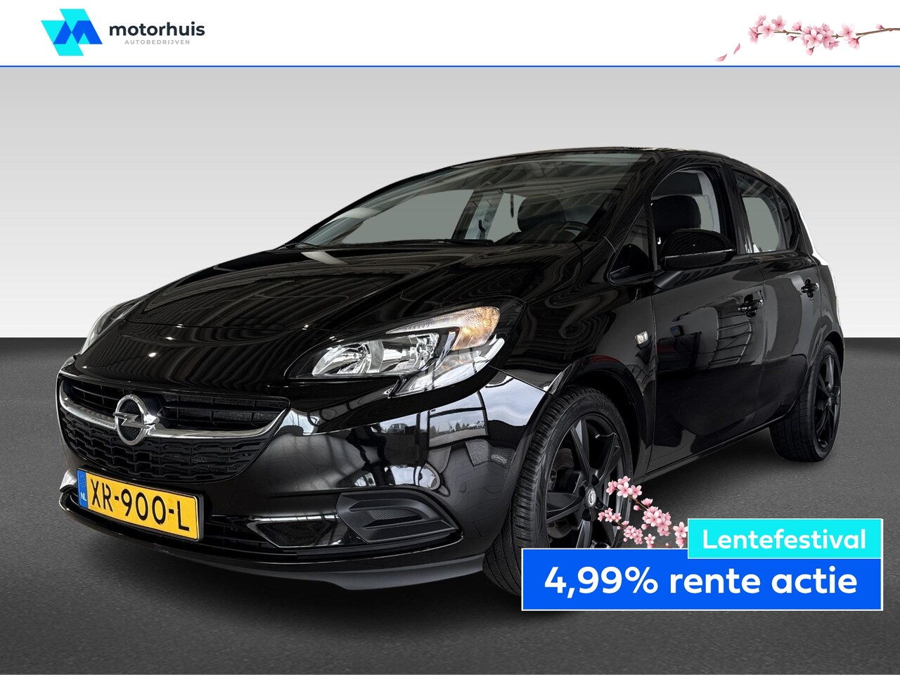 Opel Corsa - 1.4 90PK FAVOURITE BLACK EDITION AIRCO TEL 17'' NAP - AutoWereld.nl