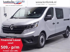 Renault Trafic - 2.0 DCi 170 pk Aut. L2 Dubbel Cabine BPM vrij 2x Schuifdeur, Airco ECC, Cruise Control, LE