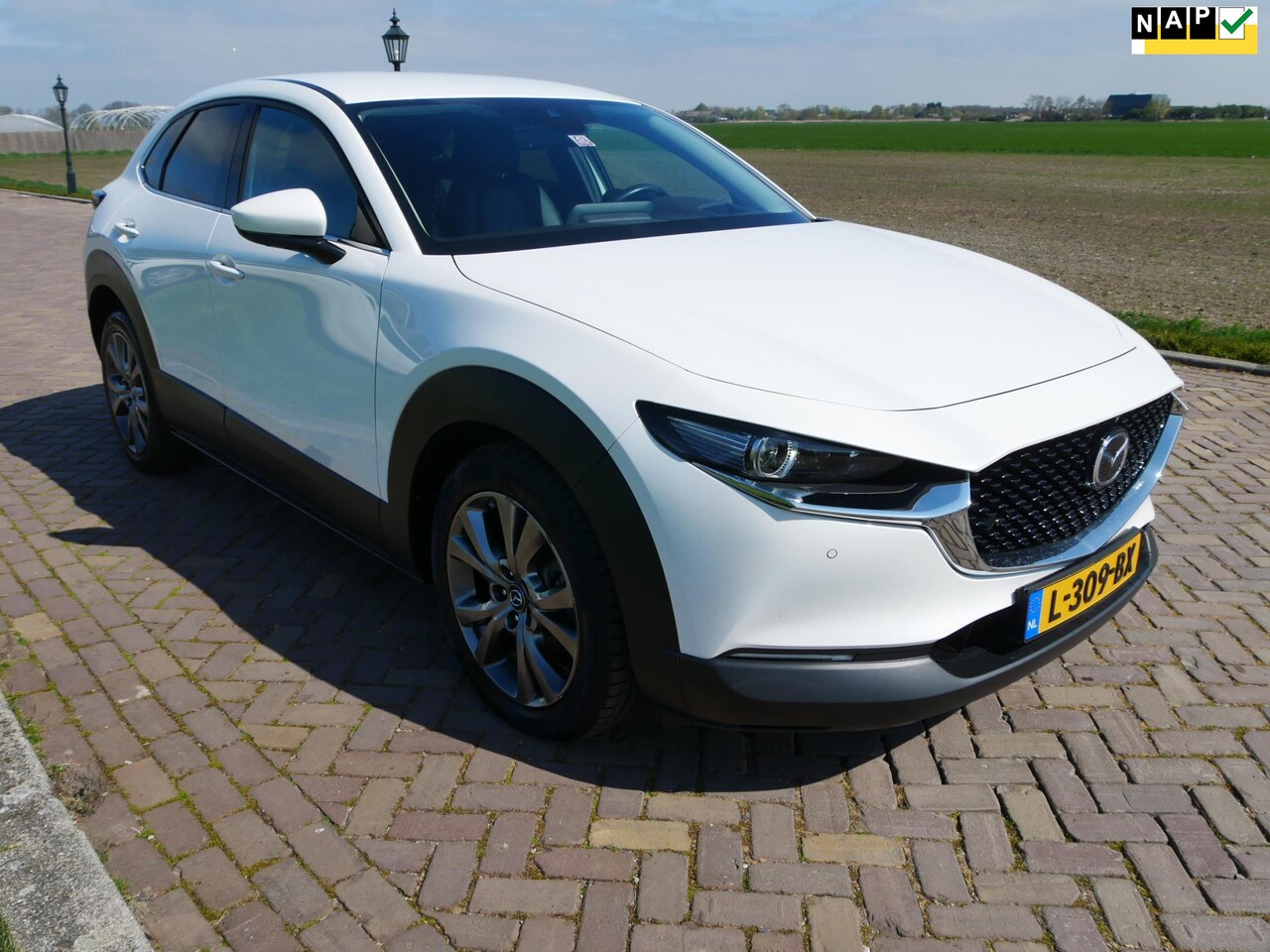 Mazda CX-30 - 2.0 e-SkyActiv-X M Hybrid 132kW 6-GEAR LEATHER NAV CAMERA ** 19299 NETTO ** - AutoWereld.nl