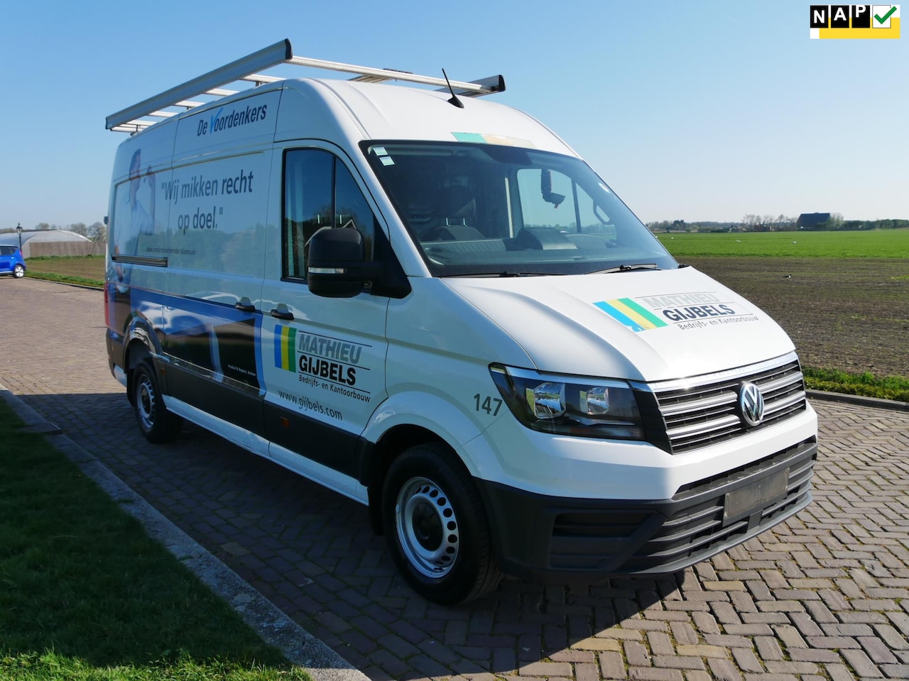 Volkswagen Crafter - 30 2.0 TDI L3H3 103kW NAVI AC ** 10999 EX BTW ** 3-SEATS - AutoWereld.nl
