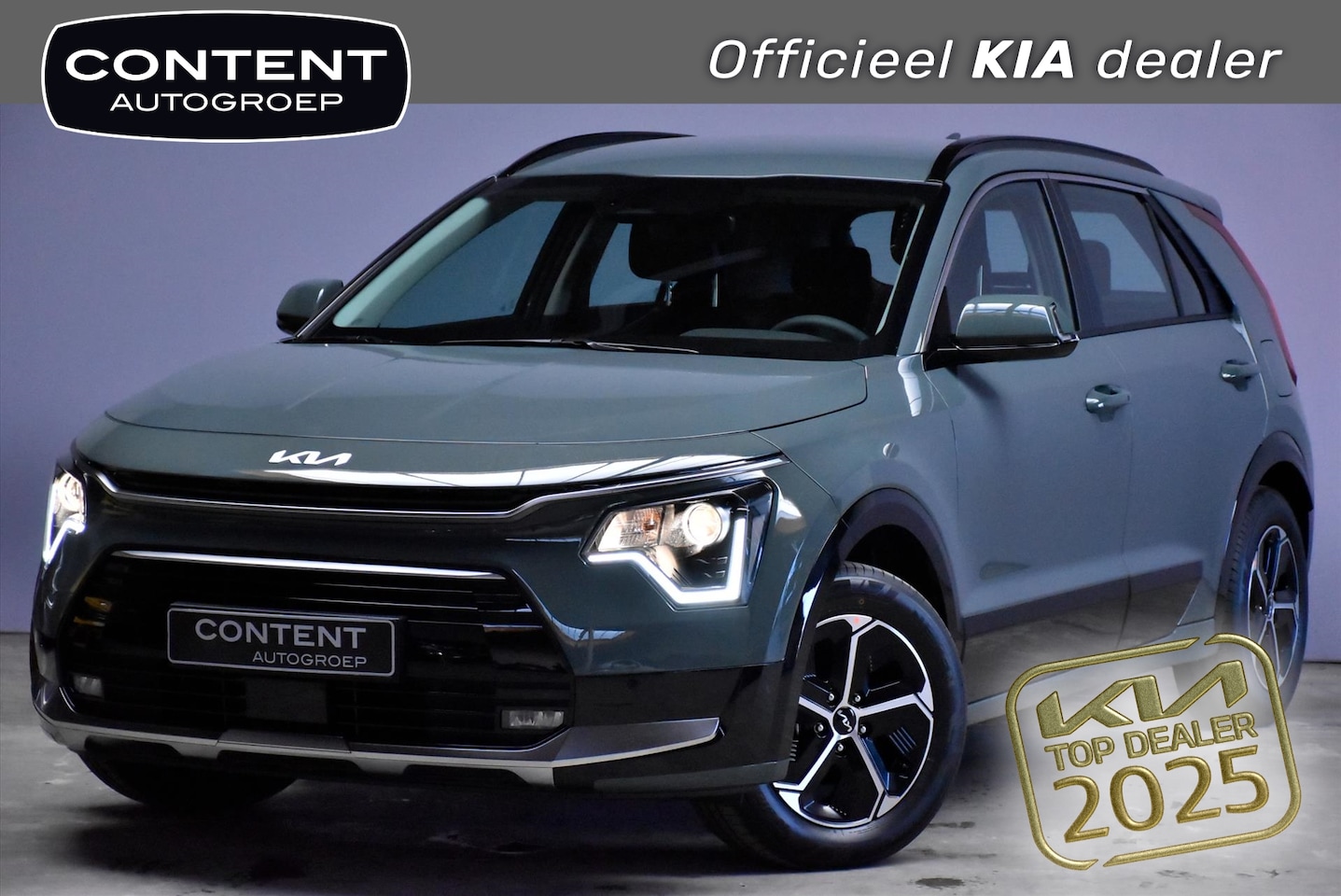 Kia Niro - 1.6 GDi Hybrid 129pk DCT6 DynamicLine SNEL LEVERBAAR - AutoWereld.nl