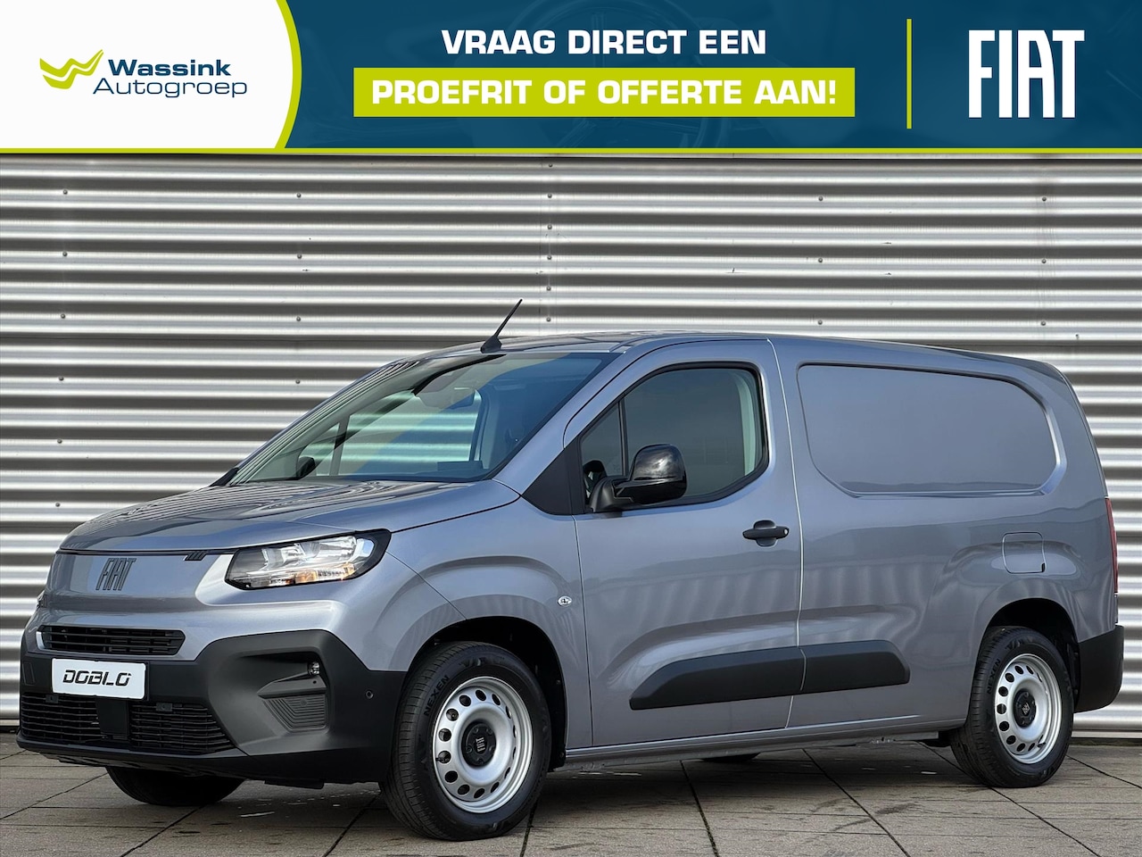 Fiat Doblò Cargo - New 1.5 BlueHDi 130pk L2 8-Traps Automaat | Navigatie | Airco | Cruise Control | Trekhaak - AutoWereld.nl