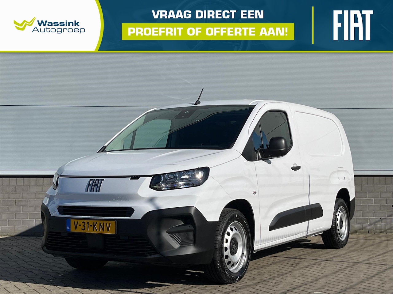 Fiat Doblò Cargo - New GB 1.5 BlueHDi 100pk L2 | Trekhaakvoorbereiding | Reservewiel | DAB+ | Cruise Control - AutoWereld.nl
