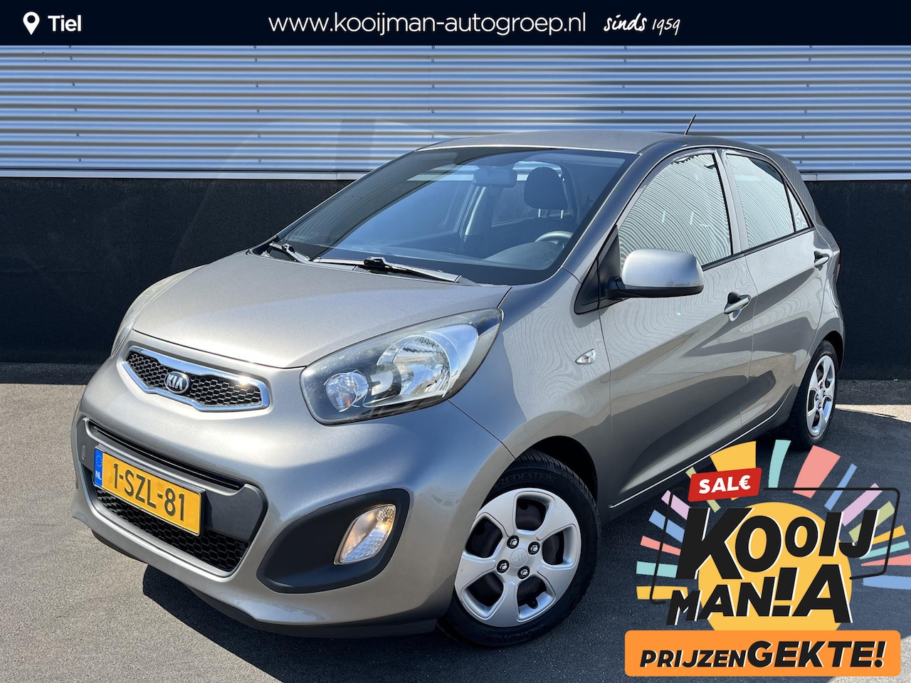 Kia Picanto - 1.0 CVVT ISG Comfort Pack Airco, Nieuw geleverd en dealeronderhouden Metallic-lak, 5-deurs - AutoWereld.nl