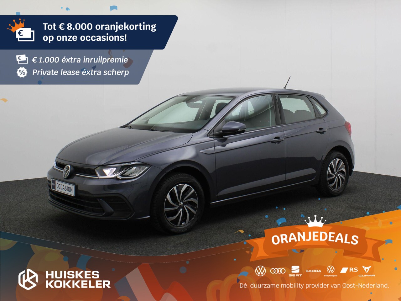 Volkswagen Polo - Life 1.0 TSI 95pk Adaptive cruise control, App connect, LED koplampen, Airco, DAB, Radio, - AutoWereld.nl