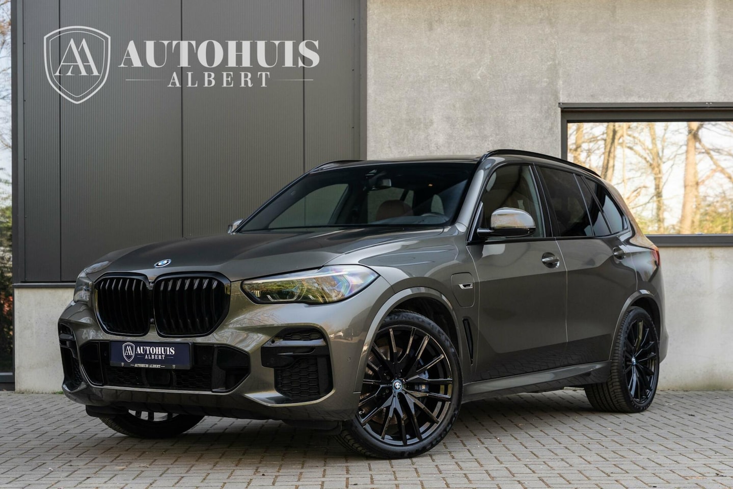 BMW X5 - xDrive45e M-Sport Manhattangrijs 22'' Pano 360c HuD - AutoWereld.nl