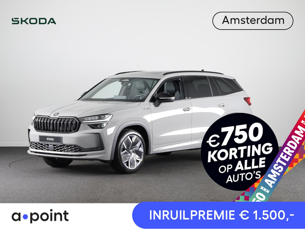 Skoda Kodiaq - Sportline Business m-HEV 1.5 TSI 150 pk 7 versn. DSG | Panoramadak | 20 inch lichtmetalen - AutoWereld.nl