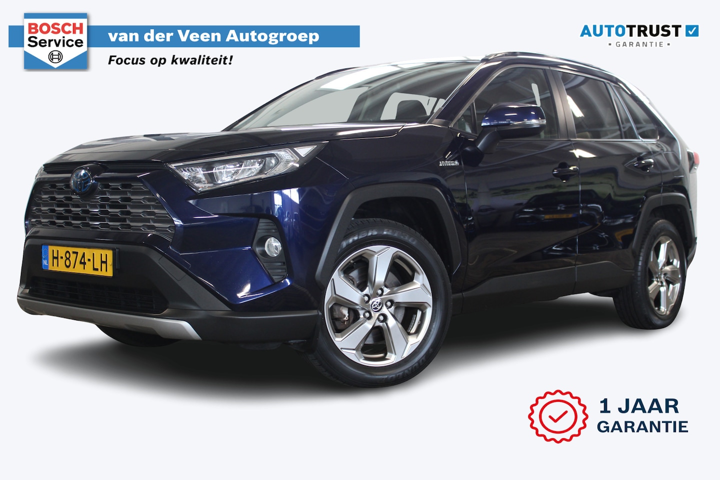 Toyota RAV4 - 2.5 Hybrid AWD Dynamic | Incl. 12 maanden garantie | Apple CarPlay | Cruise control | Trek - AutoWereld.nl