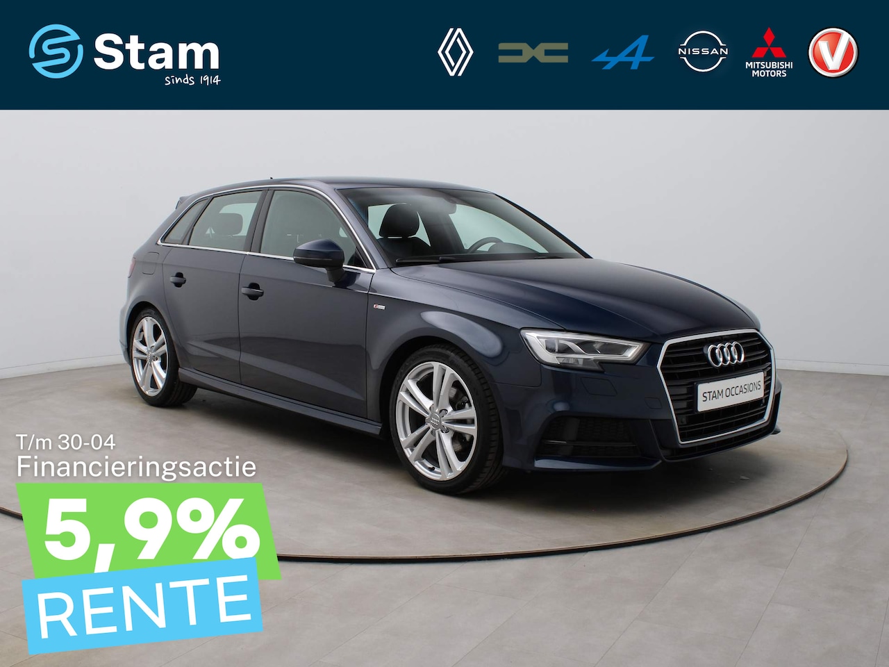 Audi A3 Sportback - 150pk 35 TFSI CoD Advance Sport S-Tronic/AUTOMAAT Carplay | Climate | Navi | Parksens. v+a - AutoWereld.nl