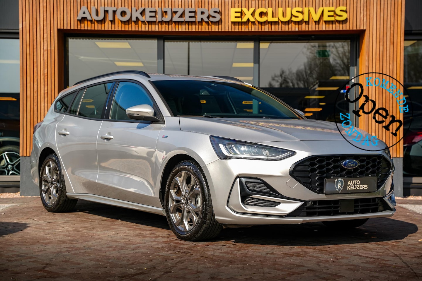 Ford Focus - 1.0 EcoBoost Hybrid ST Line Groot Navi DAB+ Camera Cruise LED Automaat! - AutoWereld.nl