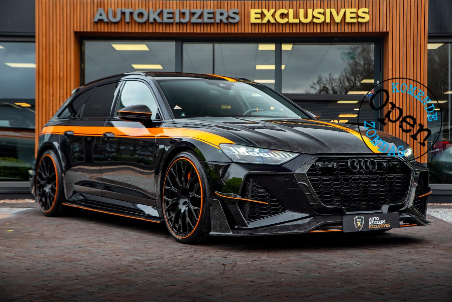 Audi RS6 - RS 6 TFSI quattro Mansory B&O+ 360 Cam Forged Carbon Leer Alcantara - AutoWereld.nl