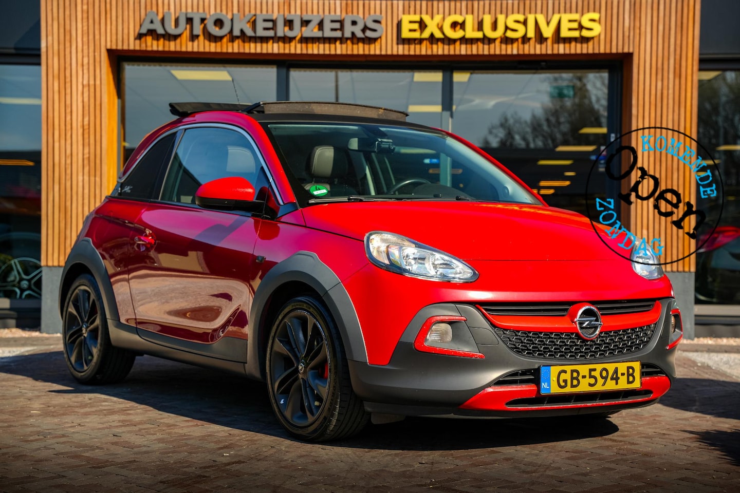 Opel ADAM - 1.0 Turbo Rocks Cabrio Airco Leer Cruise Mirrorlink - AutoWereld.nl