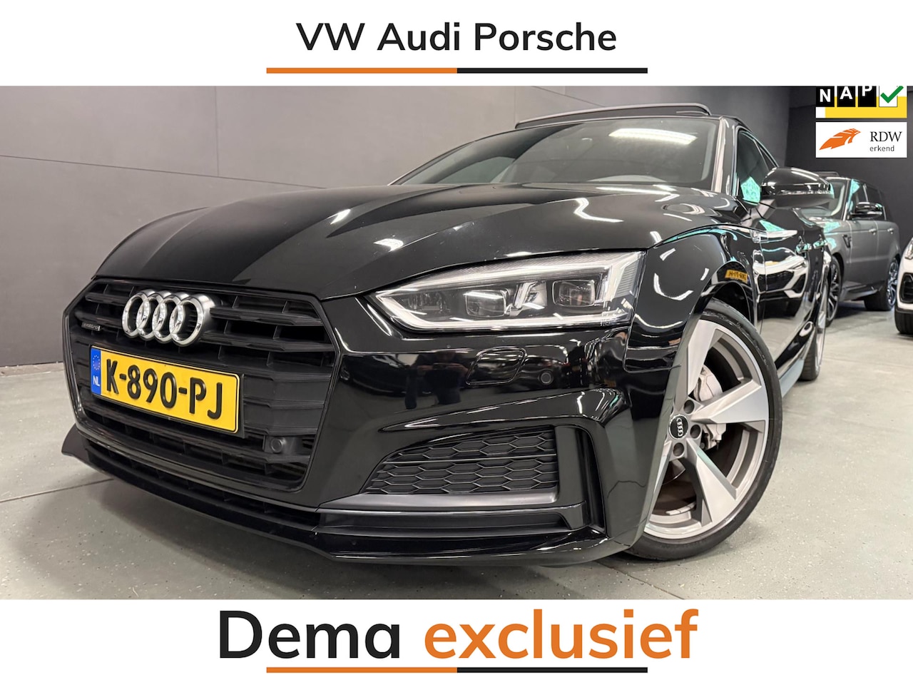 Audi A5 Sportback - 45 TFSI quattro 3X S-LINE RS-STOELEN PANO/NAVI/V-COCKPIT/DAB/B&O/// - AutoWereld.nl
