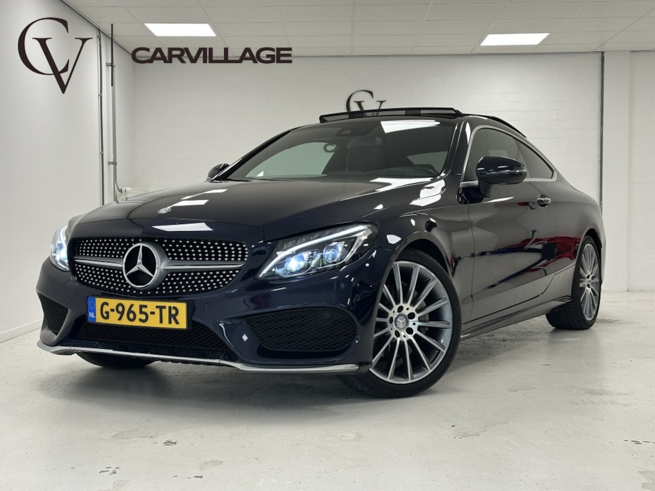 Mercedes-Benz C-klasse Coupé - 180 AMG Premium | Burmester | Panoramadak | Head-Up Display | - AutoWereld.nl