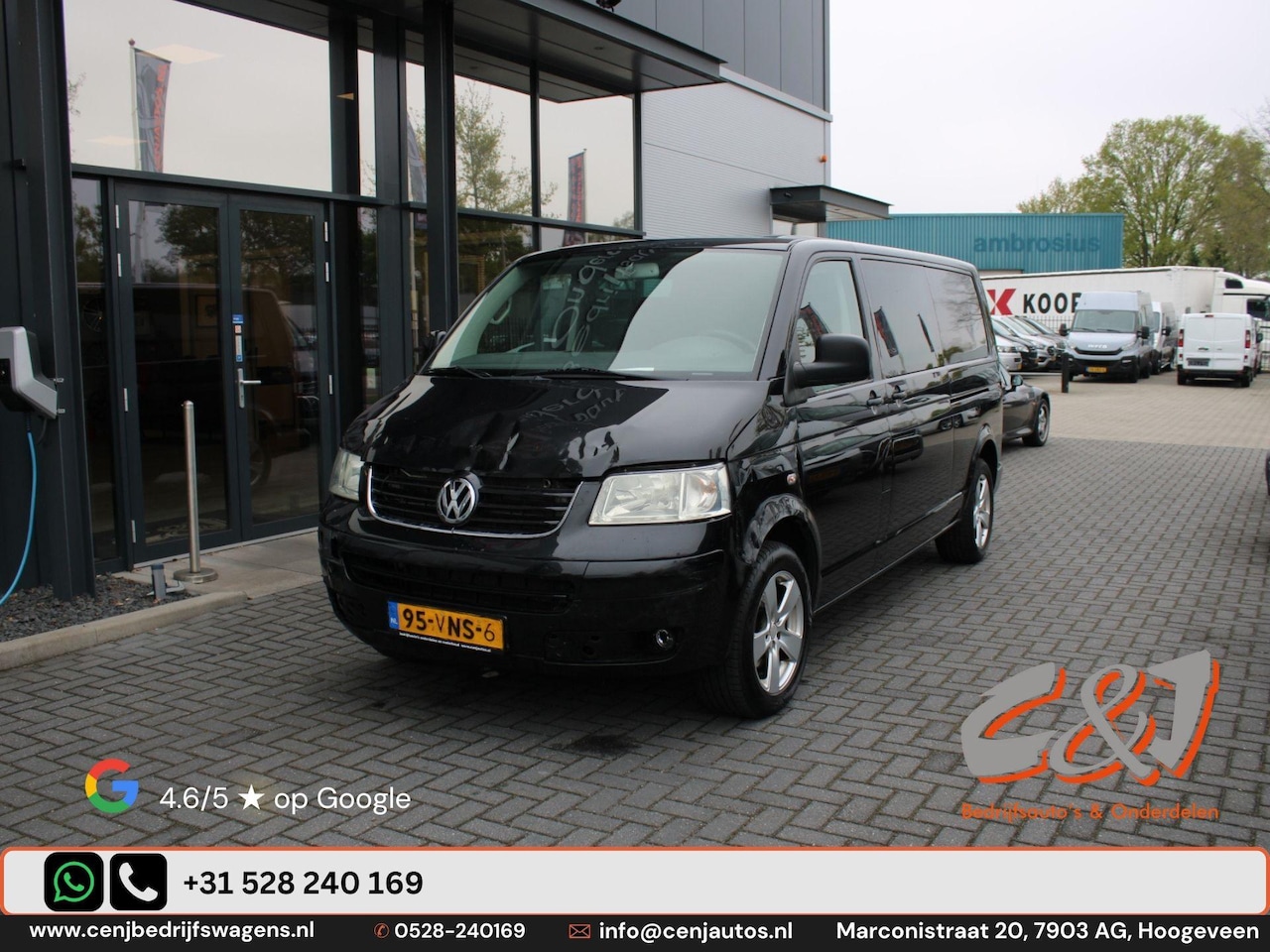 Volkswagen Transporter - 2.5 TDI 340 Dubbele Cabine 60 jahre airco navi cruise lang - AutoWereld.nl