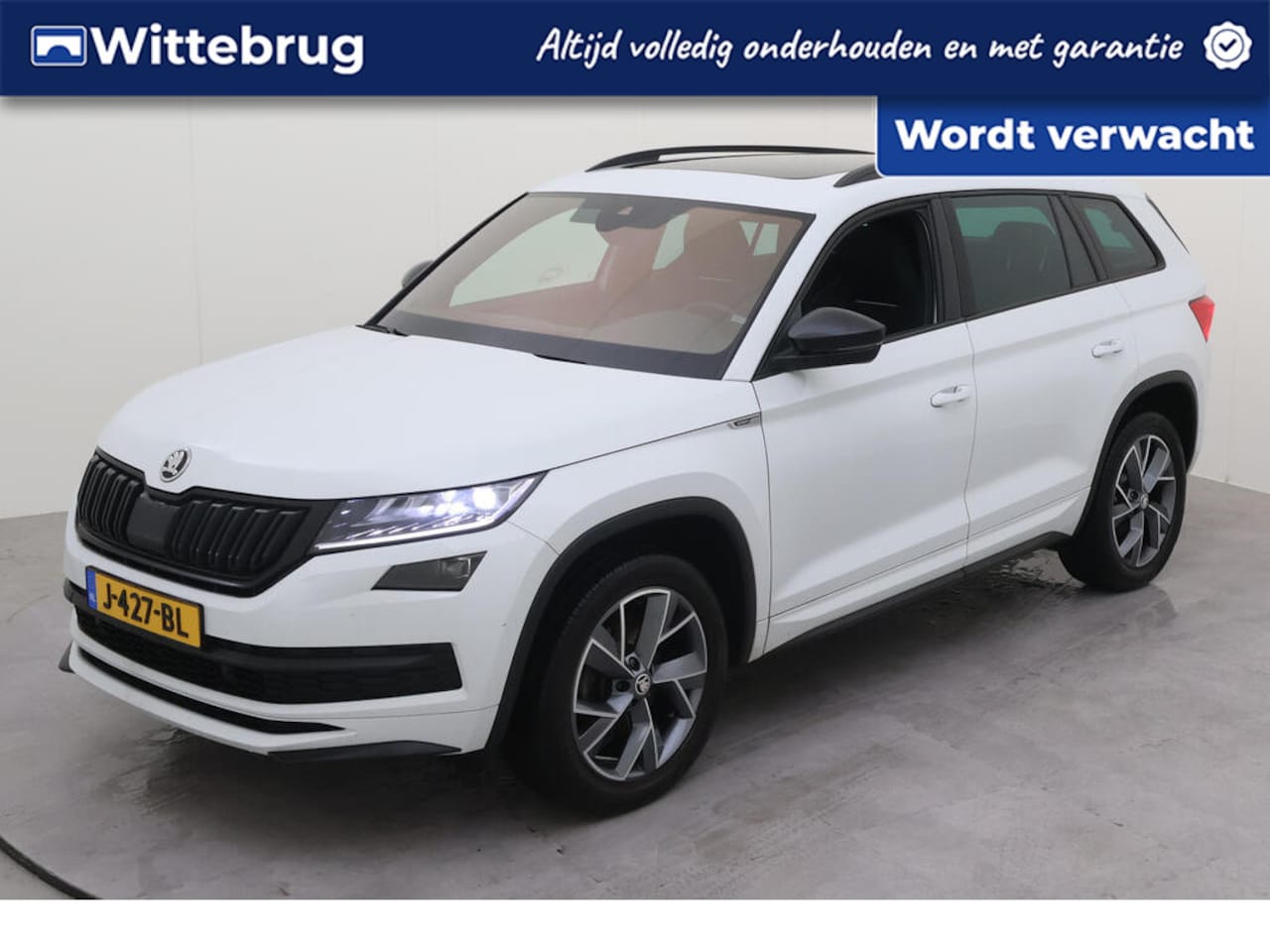 Skoda Kodiaq - 1.5 TSI Sportline Business 7p. / DSG/ Metallic./ Digitale Cockpit/ Led/ Panorqmadak/ Elec. - AutoWereld.nl