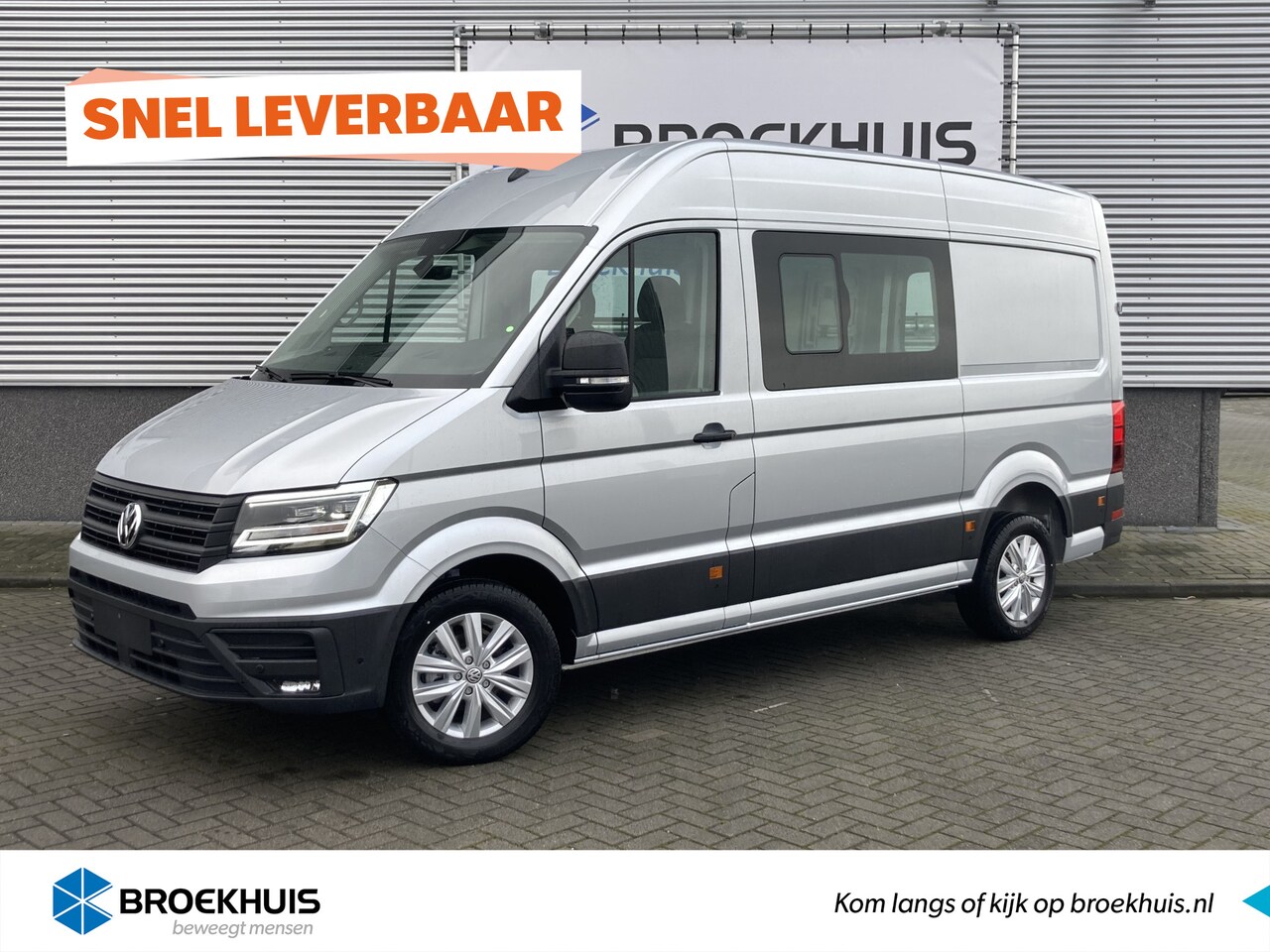 Volkswagen Crafter - 2024 | 140 pk | Automaat | Basis voor Invalide - Camper - Dubbele Cabine - AutoWereld.nl