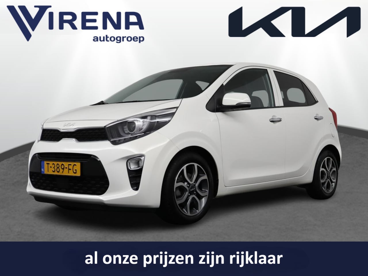Kia Picanto - 1.0 DPi DynamicPlusLine - Navigatie - Climate Control - Apple Carplay-/Android Auto - Acht - AutoWereld.nl