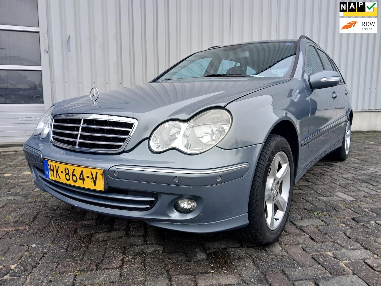 Mercedes-Benz C-klasse Combi - 180 K. Elegance - Leder - Clima - Cruise - Schade - Motor defect - AutoWereld.nl