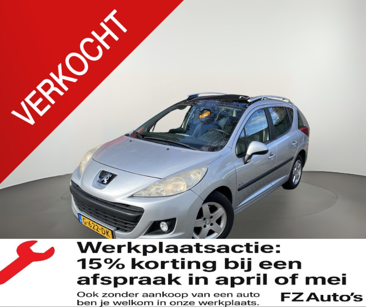 Peugeot 207 SW - 1.4 VTi Blue Lease | 143.551 KM | Metallic | Familie Auto | - AutoWereld.nl