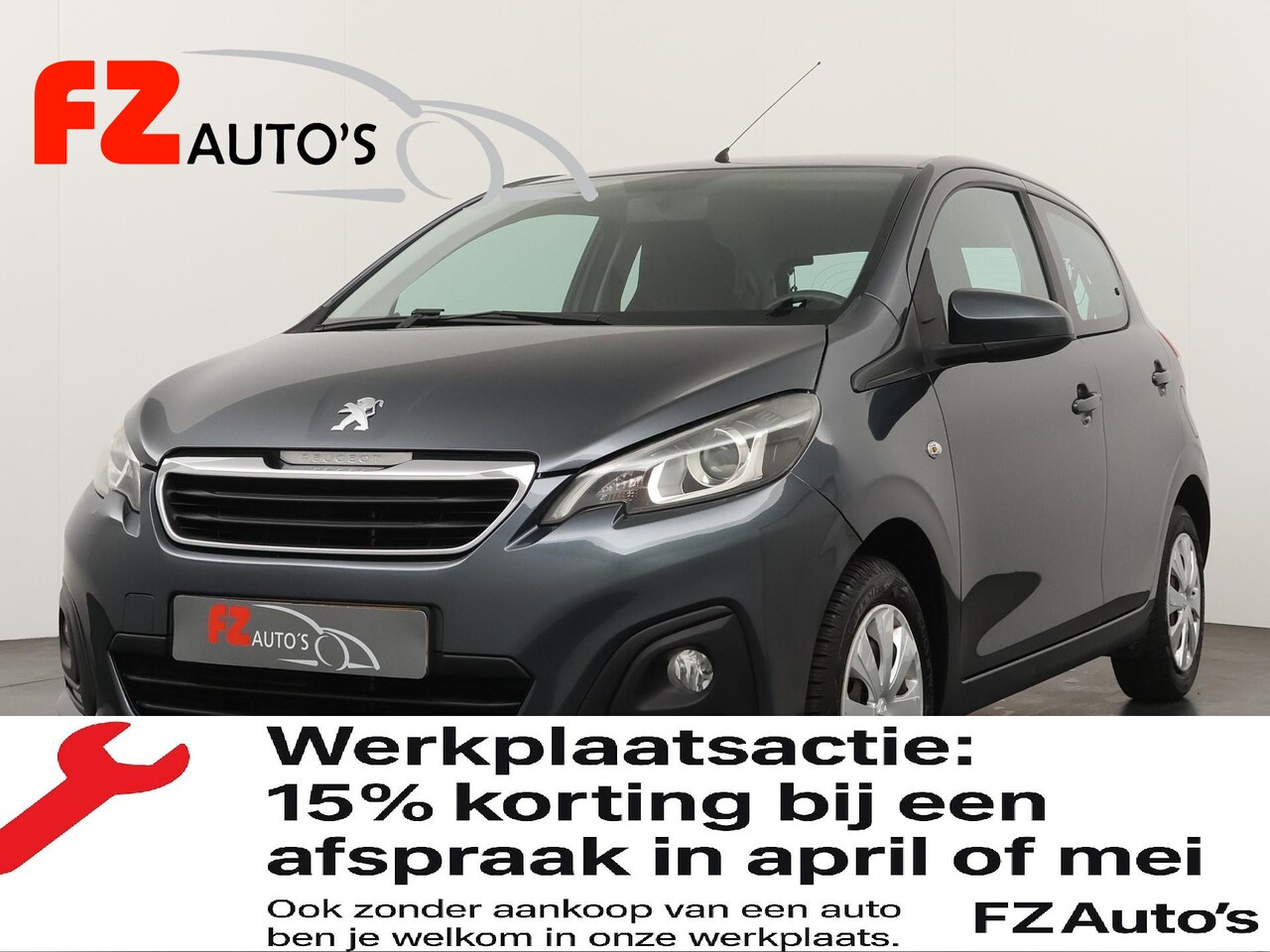 Peugeot 108 - 1.0 e-VTi Blue Lease | 5DRS | Metallic | Airco | - AutoWereld.nl