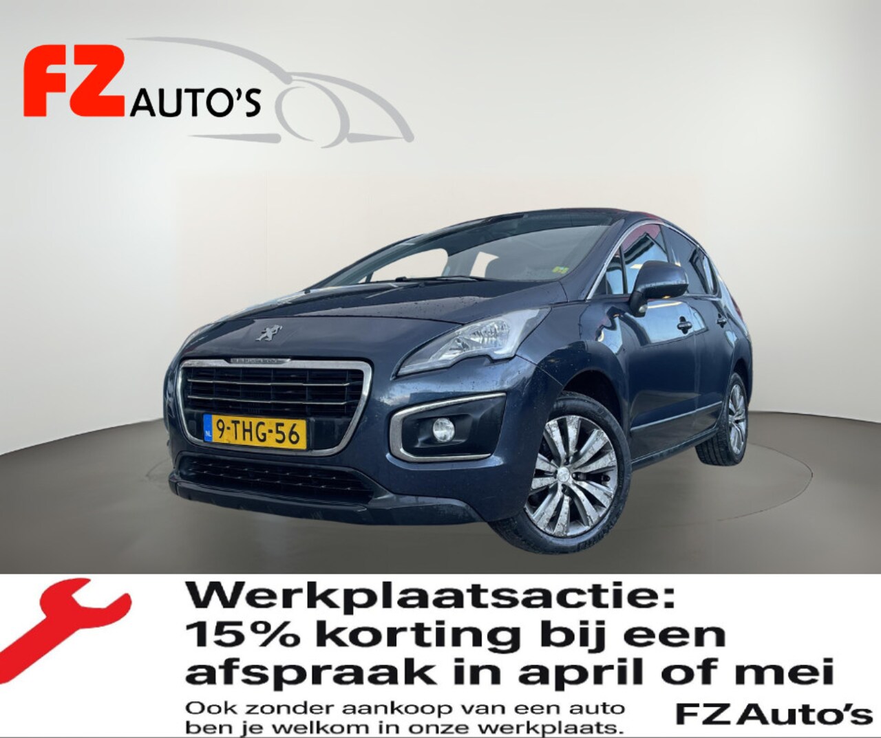 Peugeot 3008 - 1.6 THP Active | Airco | L.M. Velgen | Gezinsauto | - AutoWereld.nl