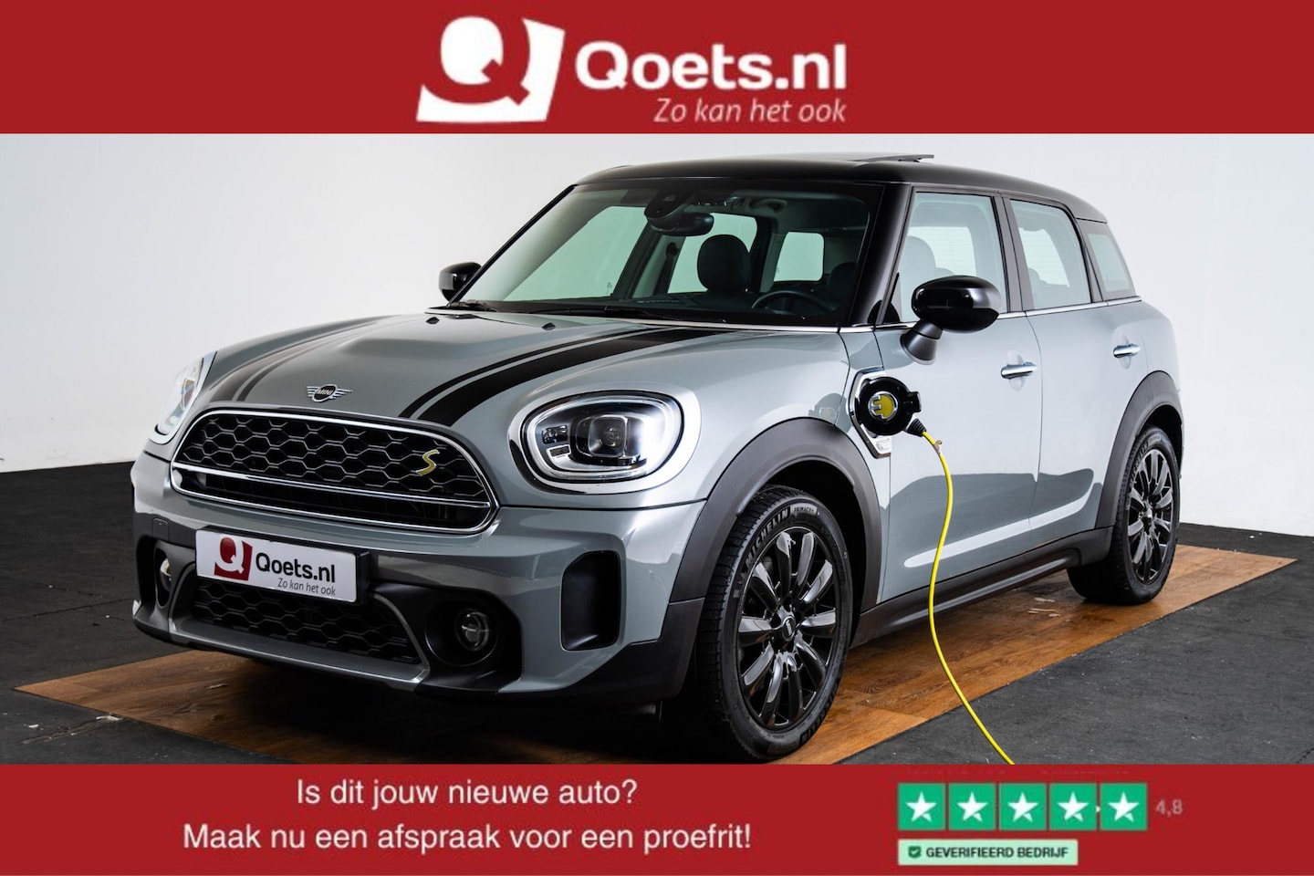 MINI Countryman - Cooper S E ALL4 Panoramadak - Cruise control - Elektrisch verwarmbare voorstoelen - Binnen - AutoWereld.nl