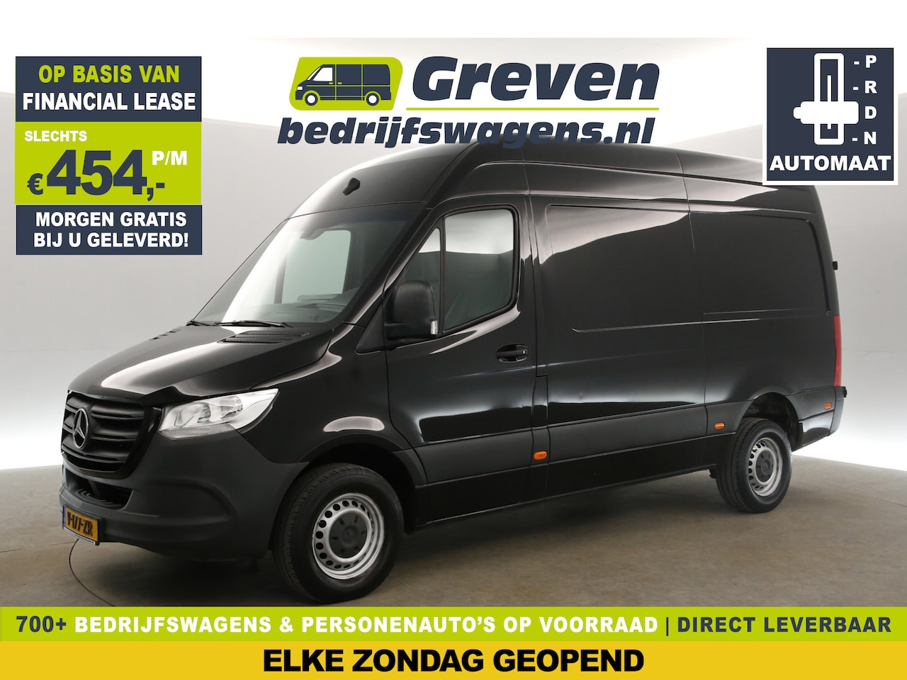 Mercedes-Benz Sprinter - 314 2.2 CDI L2H2 143PK 2800kg Trekgew. Automaat Airco Camera Carplay Cruise Leder 3 Persoo - AutoWereld.nl