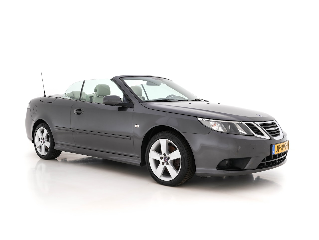Saab 9-3 Cabrio - 1.9 TiD Vector *NAVI-FULLMAP | SOFT-LEATHER | ECC | PDC | CRUISE | TOWBAR | COMFORT-SEATS - AutoWereld.nl