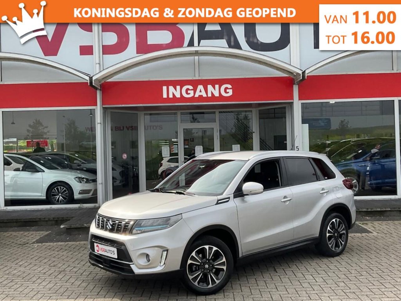 Suzuki Vitara - 1.4 BOOSTER-JET HYBRID FACELIFT HALF-LEER NAVI CAMERA - AutoWereld.nl