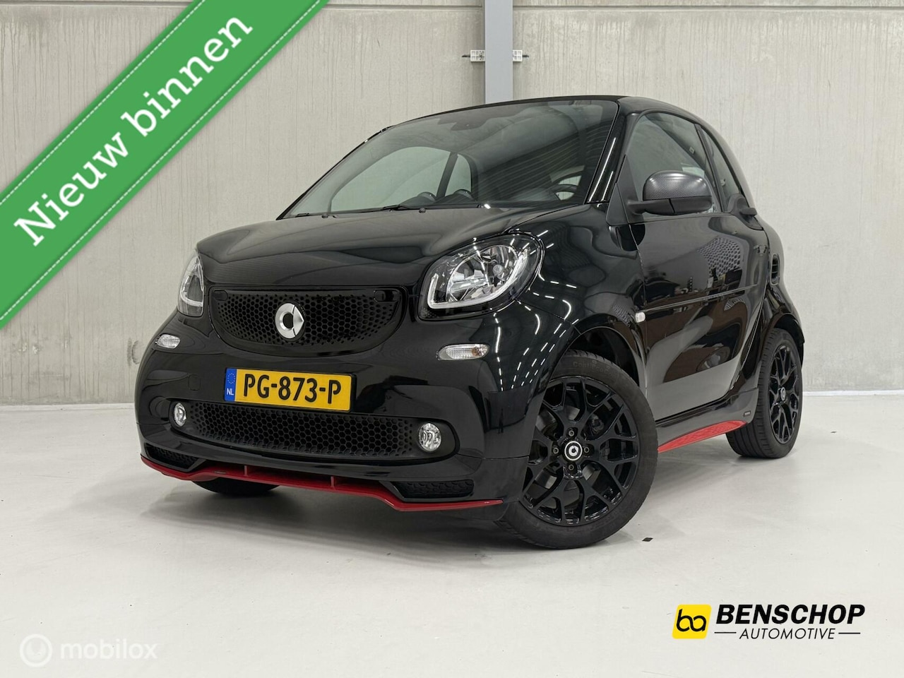 Smart Fortwo - 1.0 Brabus Cruise Airco Bluetooth LM Velgen 24788 KM!! - AutoWereld.nl