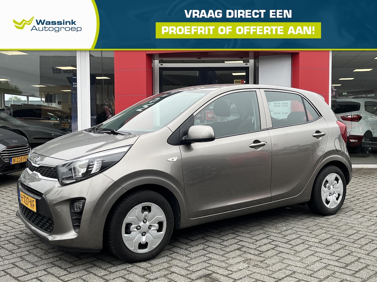 Kia Picanto - 1.0 MPi 67pk 4-zits ComfortPlusLine Airconditioning | Navigatie via Carplay | Parkeercamer - AutoWereld.nl