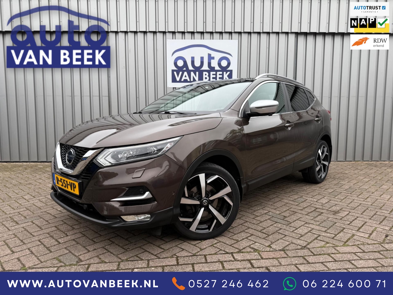 Nissan Qashqai - 1.2 Tekna +|Bose|Stoelverwarming|360|Vol - AutoWereld.nl