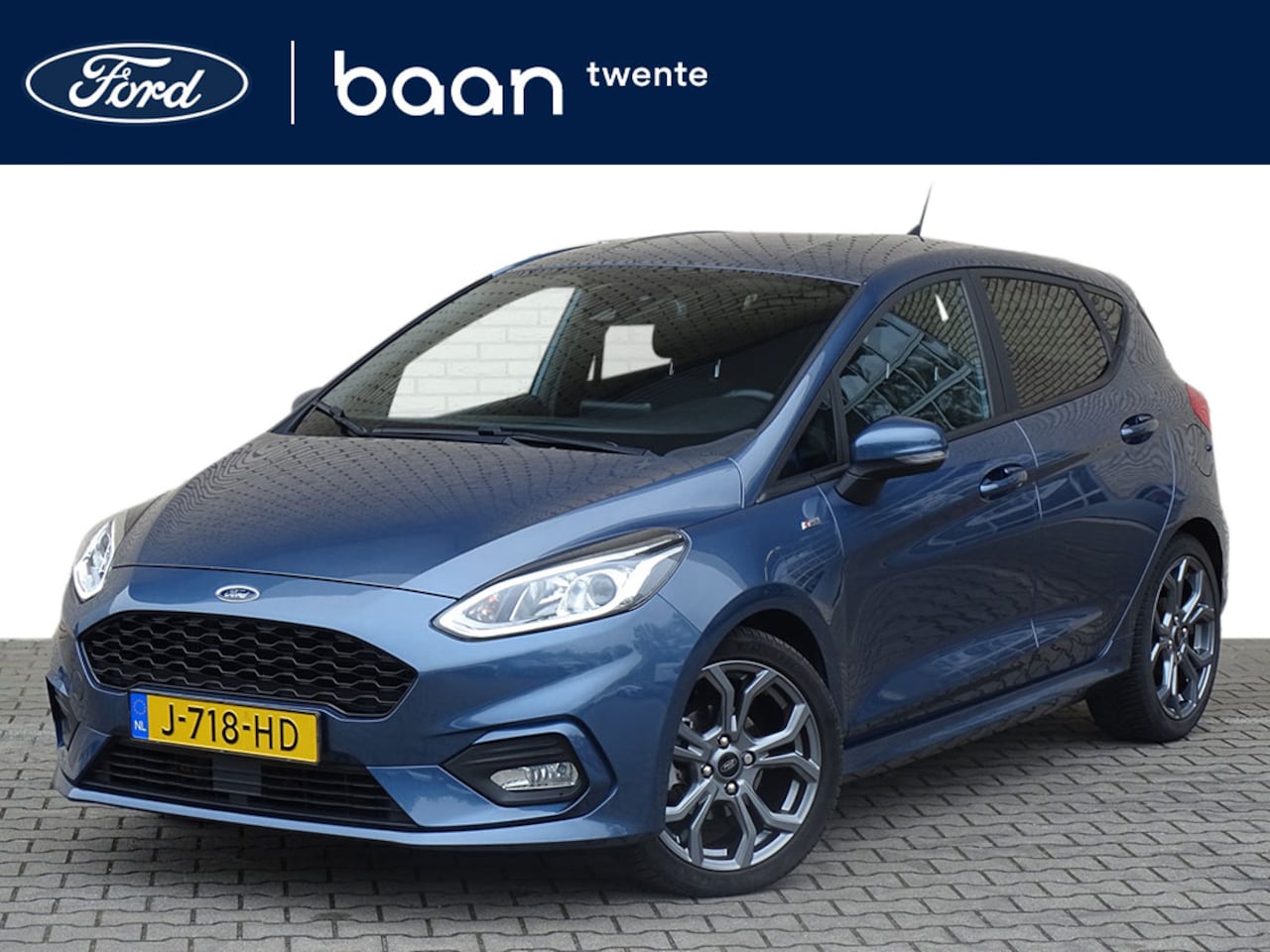 Ford Fiesta - 1.0 Turbo 95pk ST-Line | navi | automatische airco | 17 inch | privacy glass | all weather - AutoWereld.nl