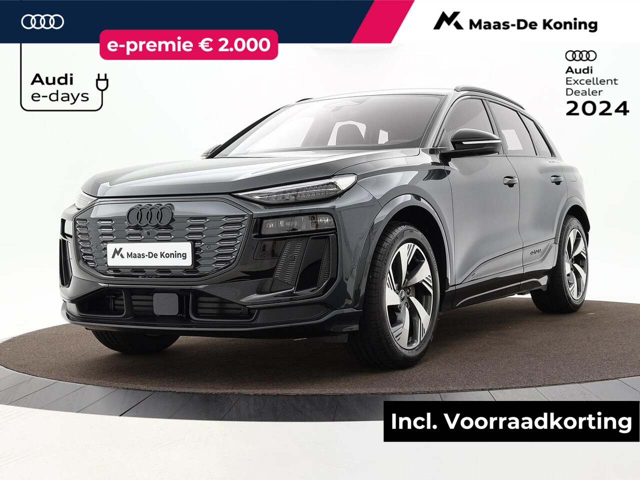 Audi Q6 e-tron - S edition (B1) e-tron perf 225kW/306pk 100Kwh Hat Audi Q6 e-tron S edition performance 100 - AutoWereld.nl